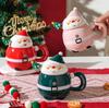 Christmas Gifts Creative Gifts Ceramic Mugs Large Capacity Business Men'S And Women'S Gifts Santa Claus High Value