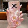 For Honor X9 Case HonorX9 4G 5G Elegant Luxury Butterfly Flower Printing Soft Silicone Clear TPU Protective Cover Phone Cases