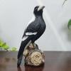 Resin Simulation Magpie Ornament Cute Cartoon Magpie Model Sculpture Creative Handicraft Animal Miniatures Figurine Gift