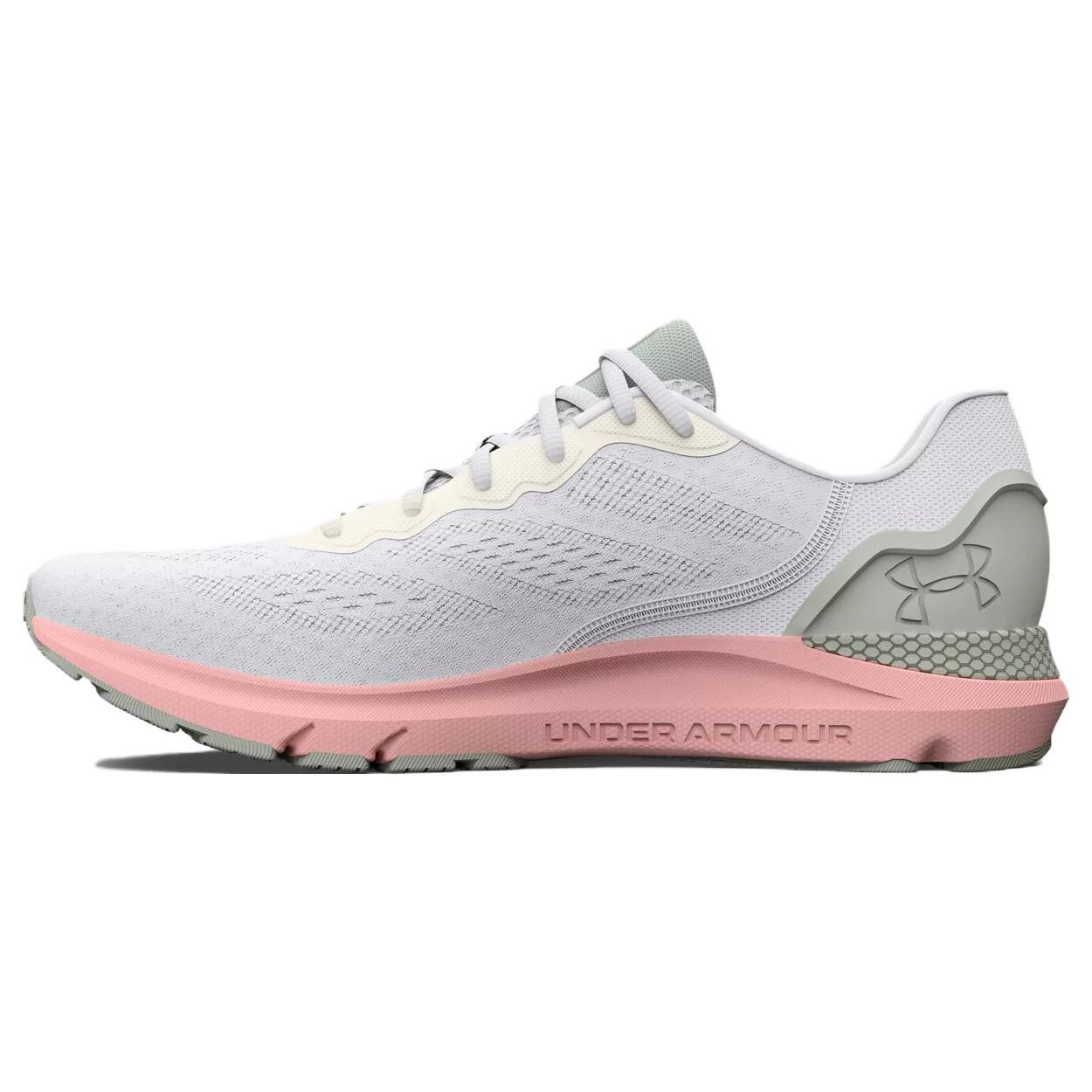 

Under Armour HOVR Sonic 6 Women s White Olive Tint Green Running Shoes 3026128-103 37.5