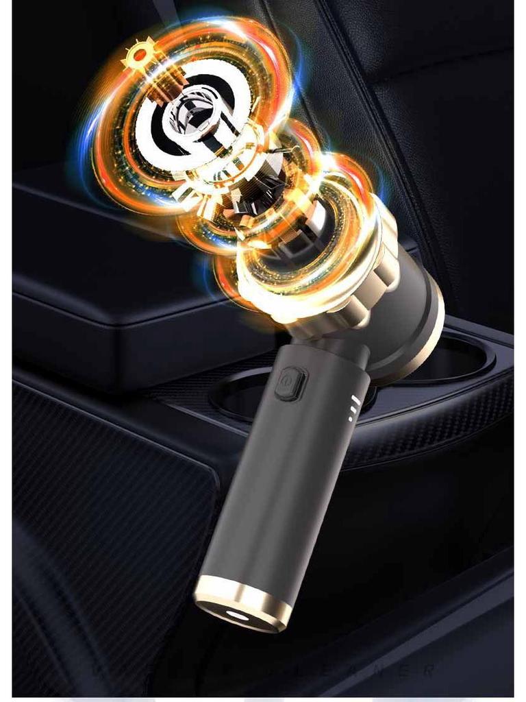 Powerful Wireless Handheld Car Vacuum Cleaner – Strong Suction, Rechargeable, for Interior and Household Use