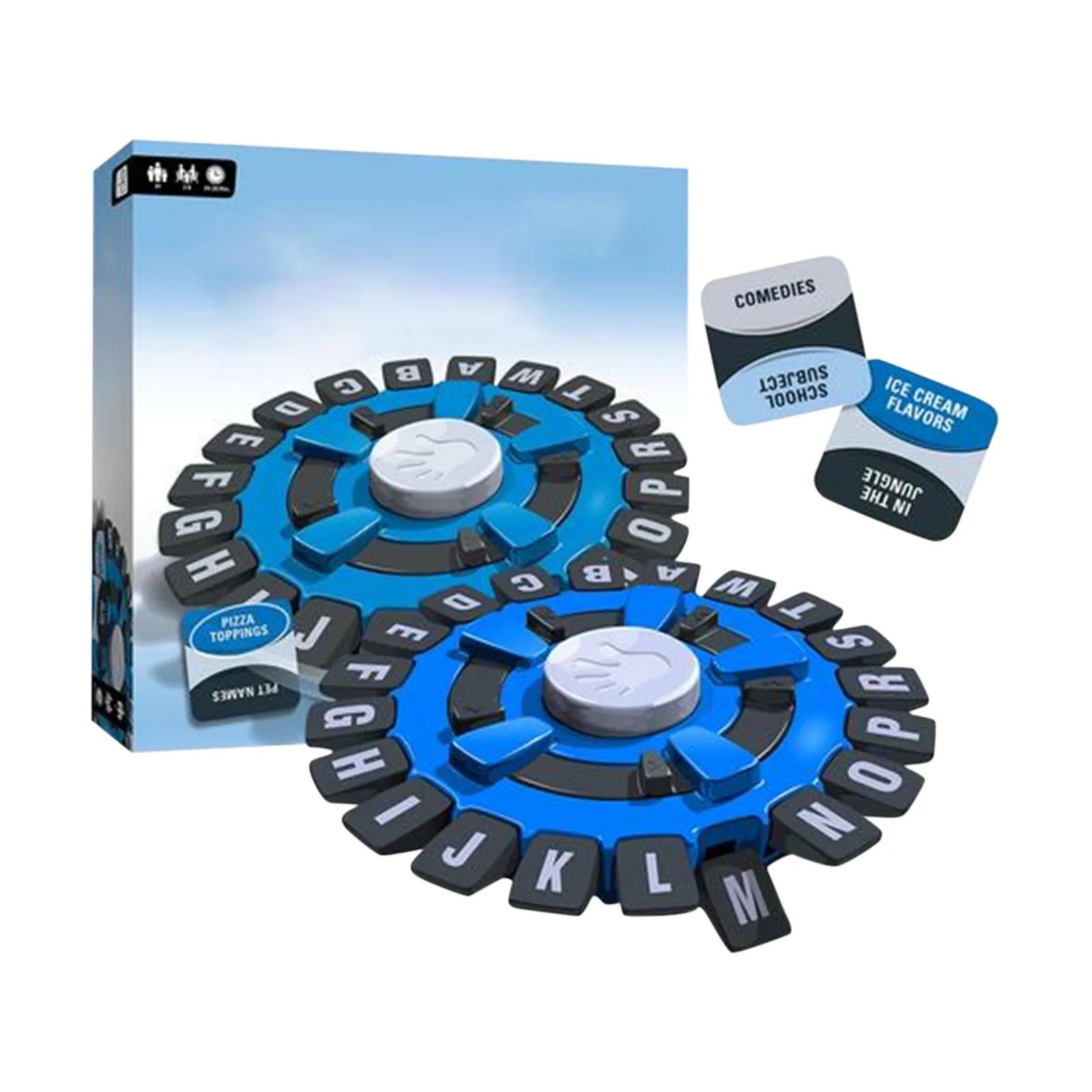 

Игра в слова. Динамичная семейная настольная игра. Выберите категорию и соревнуйтесь с таймером, чтобы стать последним игроком. Отличная обучающая игра.