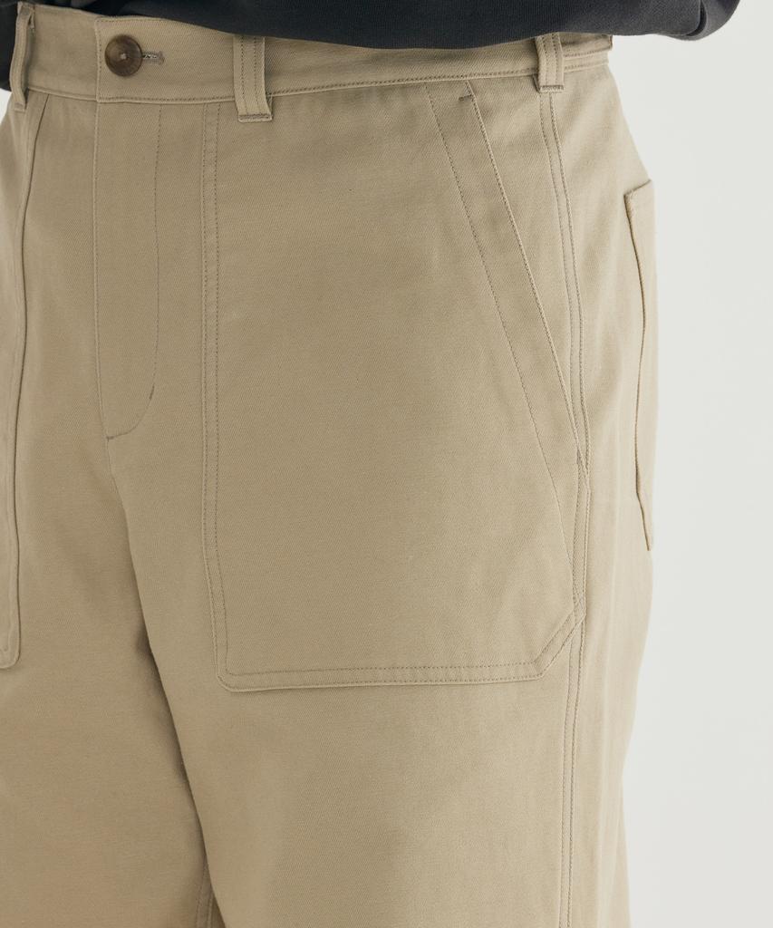 COVERNAT Back Satin Fatigue Pants Olive