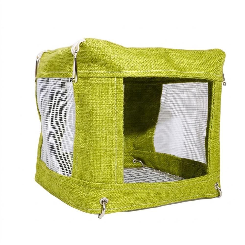 Breathable Mesh Bird Hanging Bed Bite Resistant Parrot House Multi-functional Bird Nest  Sparrows