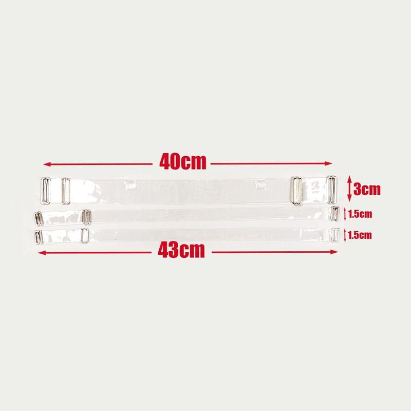 2 יחידות נשים שחור ולבן חזיית כתפיות שקופות בלתי נראות גב חשוף תחתונים כתפיות שקופות פוש אפ מרופד הלבשה תחתונה עם ברזלים מידה B C