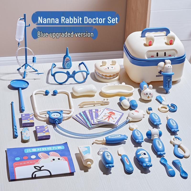 Nana Rabbit Doctor Play Set: Educational Toy Suitcase for Kids