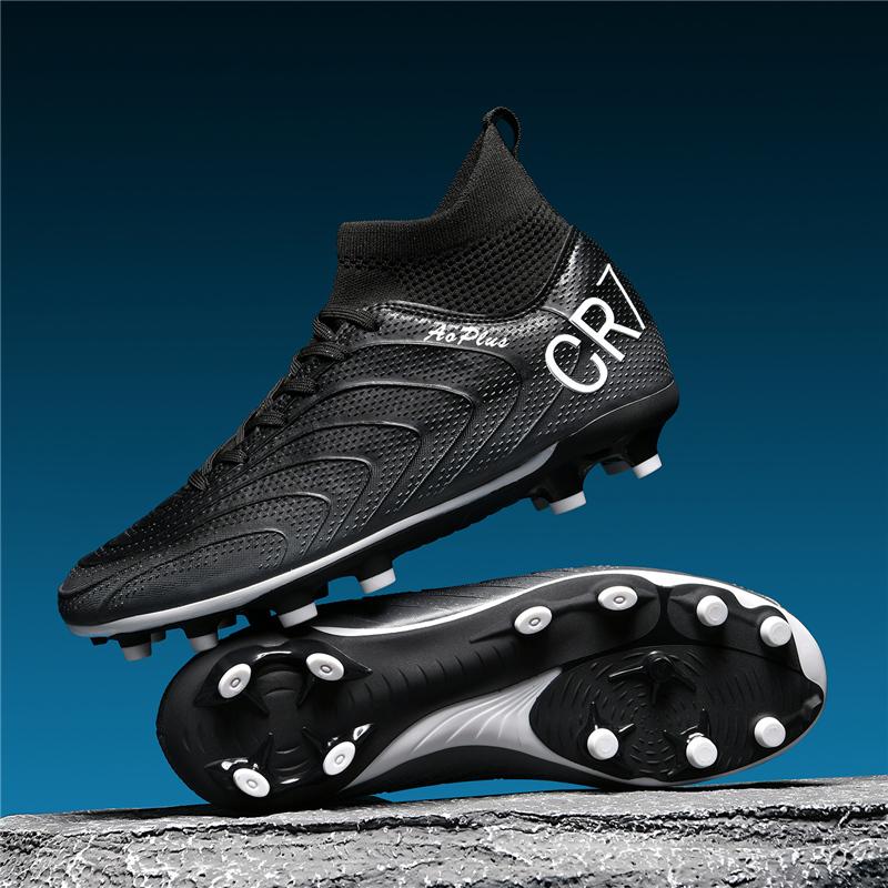 Neue Herren Fußballschuhe Outdoor Sport Jungen Lange Stollen Trainingsschuhe Fußballschuhe Erwachsene Rutschfest Atmungsaktiv Spiel Komfortabel