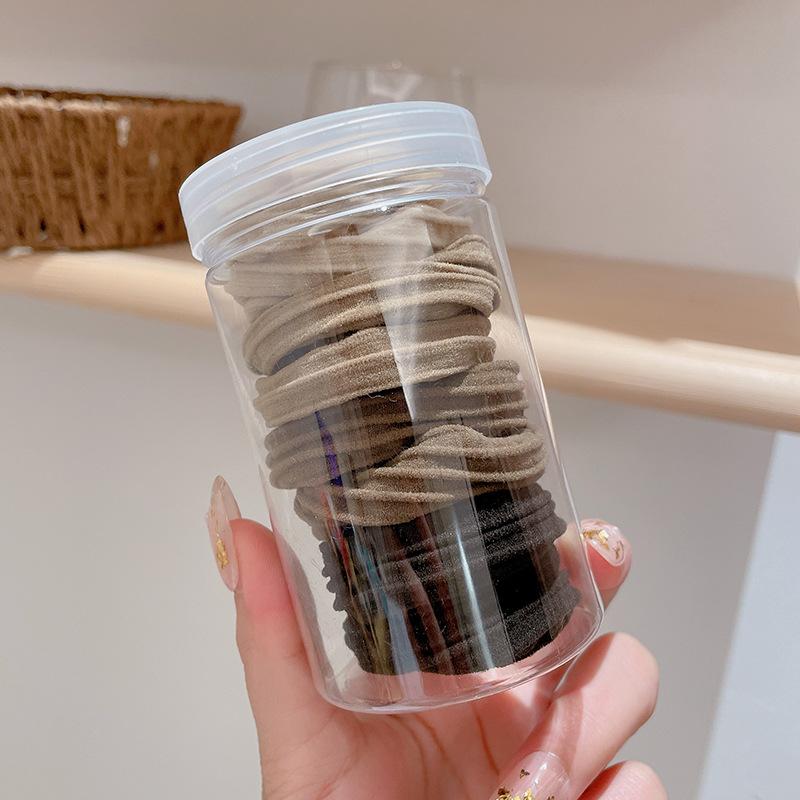 

Высокоэластичная бесшовная резинка для волос, женская резинка для волос, прочная резинка для хвостика кофейный