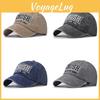 Classic Wash Vintage Letter Baseball Cap With Adjustable Fit For Summer Outdoor Wear