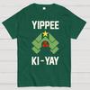 Yippee Ki Yay Christmas Cotton Summer Casual Cool Loose T-Shirt