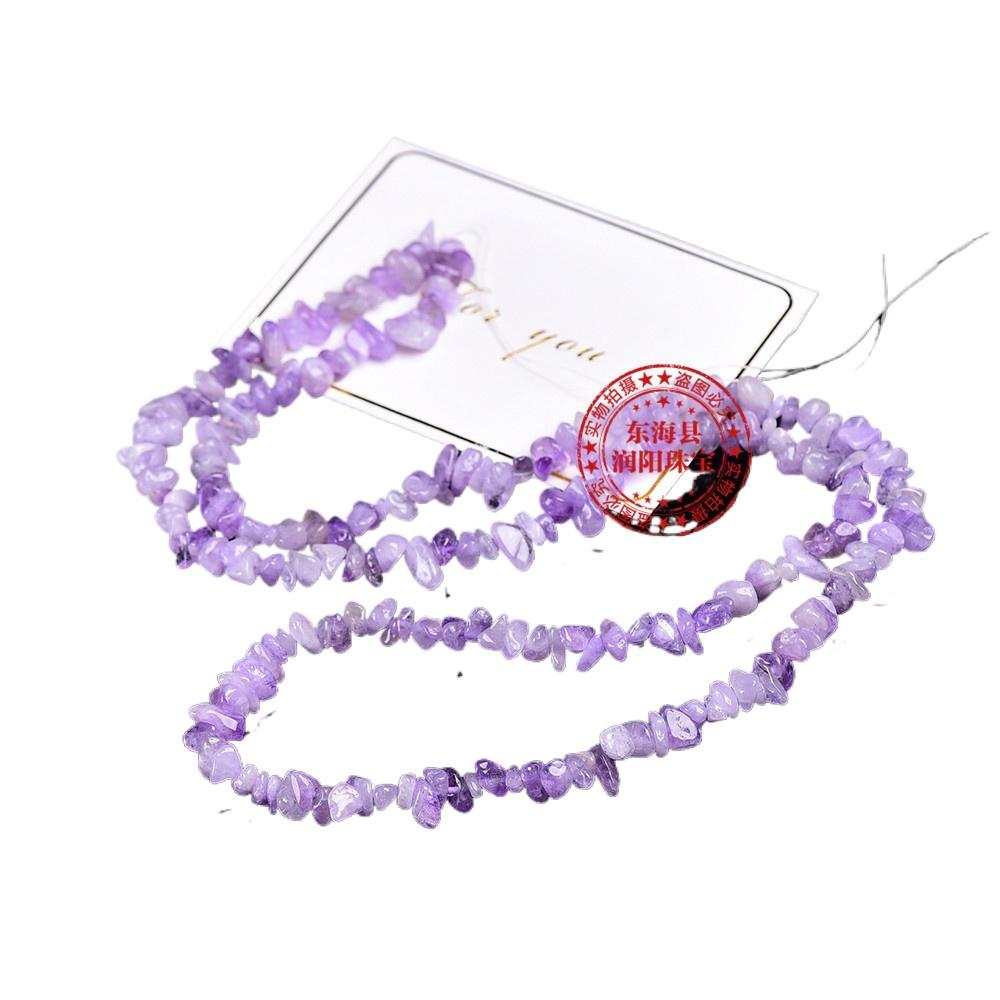 Naturweißes Pulver, gelber Amethyst-Bruchstein, Halbfertigprodukt, DIY, Farbige Kristallsteine, lose Perlen, Schmuckzubehör