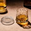 Kristall 360 drehbarer Whiskey-Glasbecher Kreativer Glasbecher mit Sockel Flasche Bar Party Bierkrug Trinkgläser Bier Zubehör