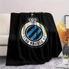 1 Stück Club Brügge Kv Wappen Benutzerdefinierter Name Gemustert Flanelldecke Geeignet für Alle Jahreszeiten Für Heimdekoration Wärme Und Komfort Geschenke Feiertagsgeschenk