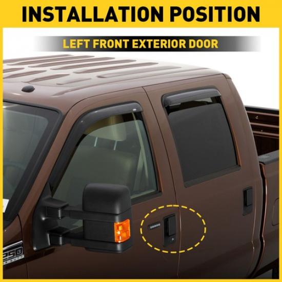 Exterior Door Handle Front Left Side Fit Ford 1999-2016 F450 F250 F350 F550 SD