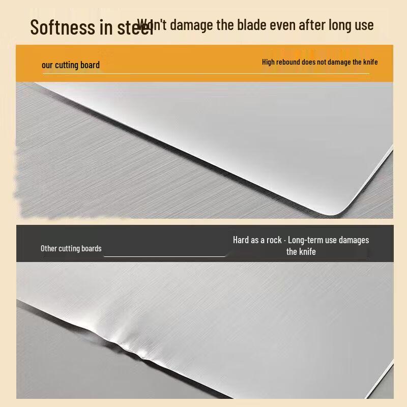 304 Edelstahl Doppelseitiges Schneidebrett