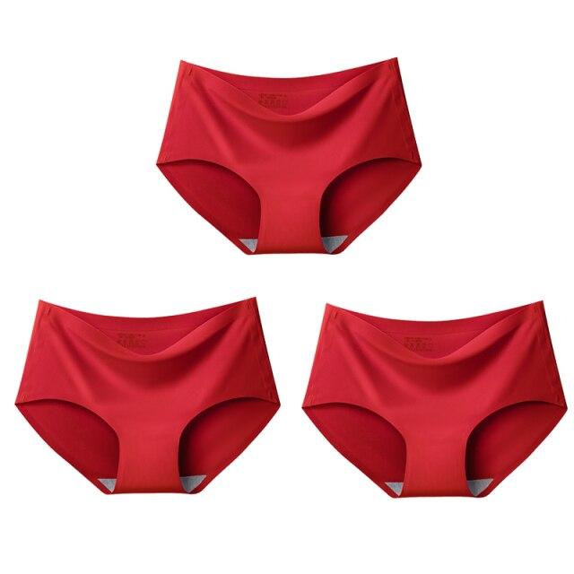CINOON 3Pcs/lot Seamless Panty Set Underwear Female Comfort Intimates Fashion Female Low-Rise Briefs 10 Colors Lingerie