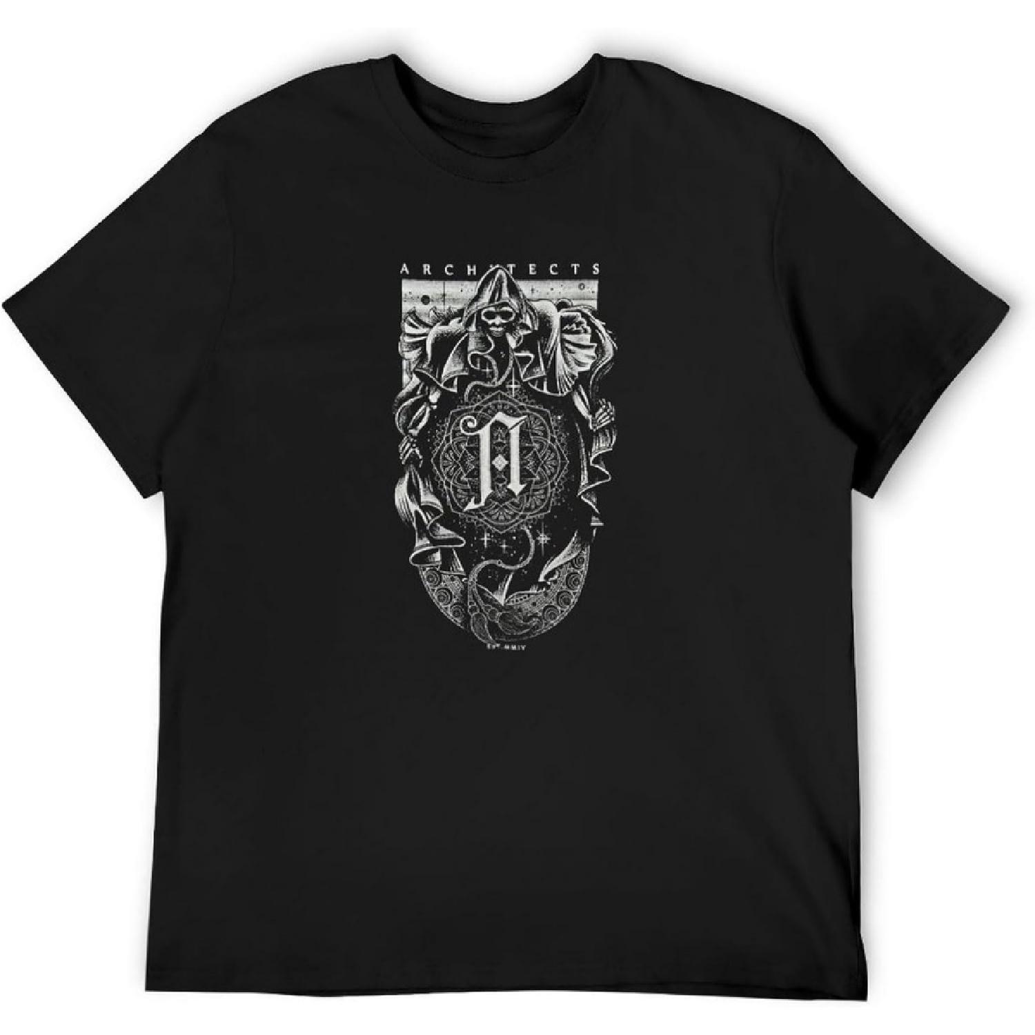 Men s Architects Reaper Merch Rock Album Music Daybreaker Band T-Shirts Black XXXXXL разноцветный
