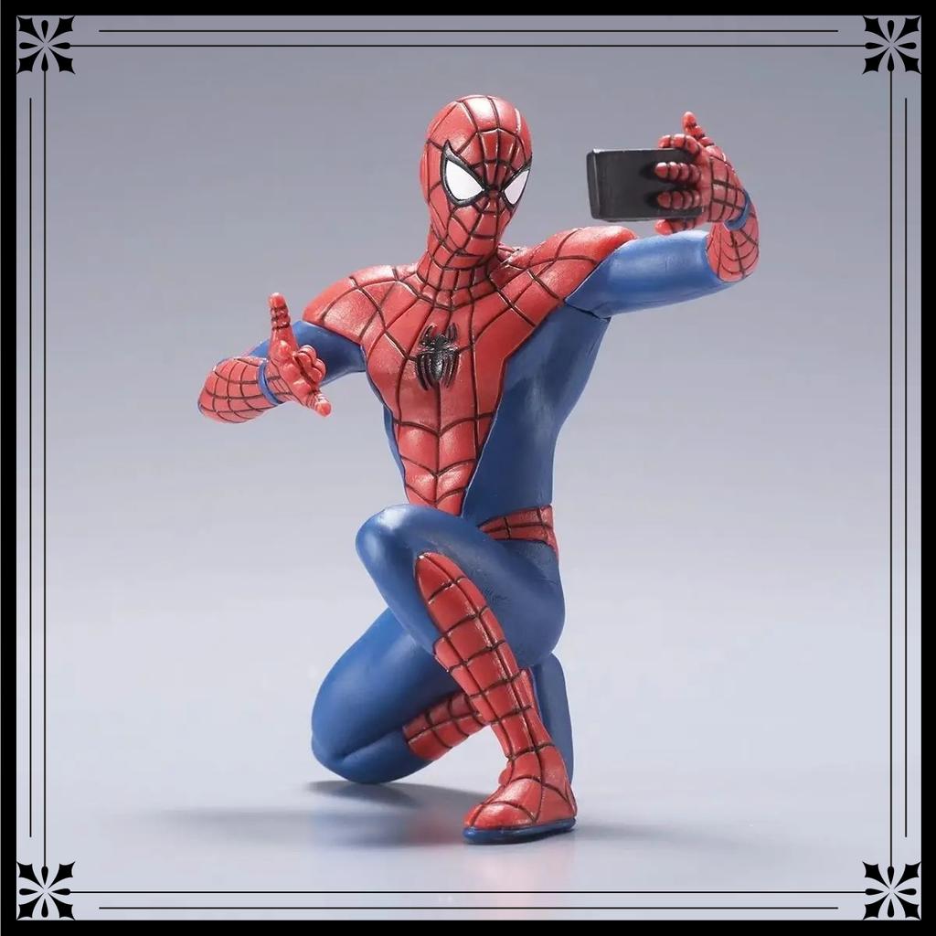 NEW 7-9cm Action Figure Spider-Man Anime Collection Mini Playthings Model Children Gift Hasbro Marvel Spider Man Superhero Spiderman