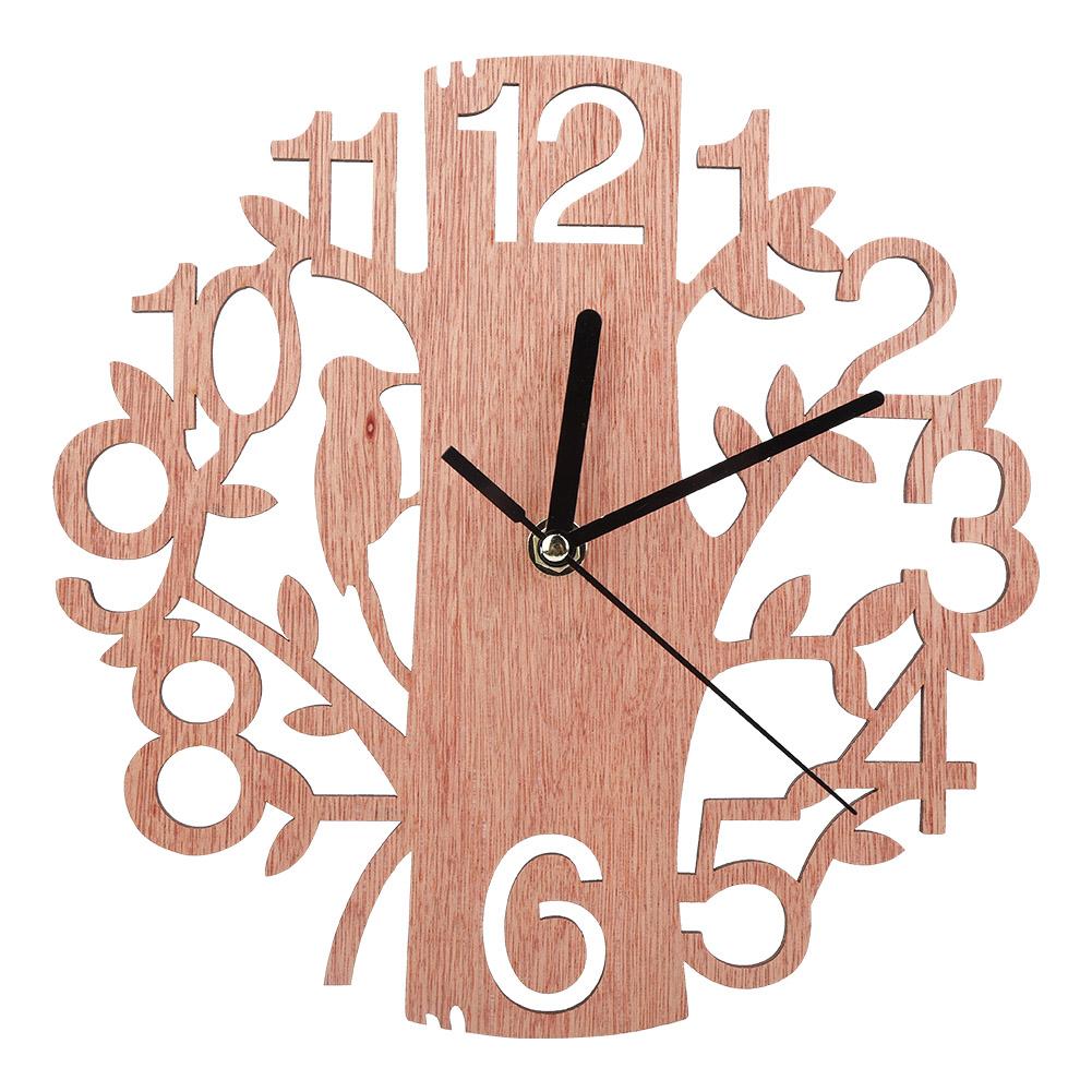 Modern Round Wall Clock 3D Wall Clock Sticker Hanging Wall Watch Home Room Office Decor (#1)