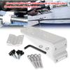 Marine Rail Mount Grill Bracket Kit 58182 Replacement for Any Kuma BBQ Grill Inboard/Outboard -Silver
