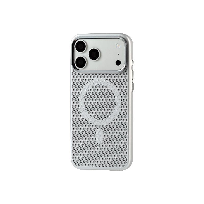 Metal Lens Cooling Heat Dissipation For Magnetic Case for For Iphone 17 Air 16 1 14 13 12 Pro Max Wireless Charging Cover
