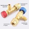 AC Refrigerant Charging Safety Valve