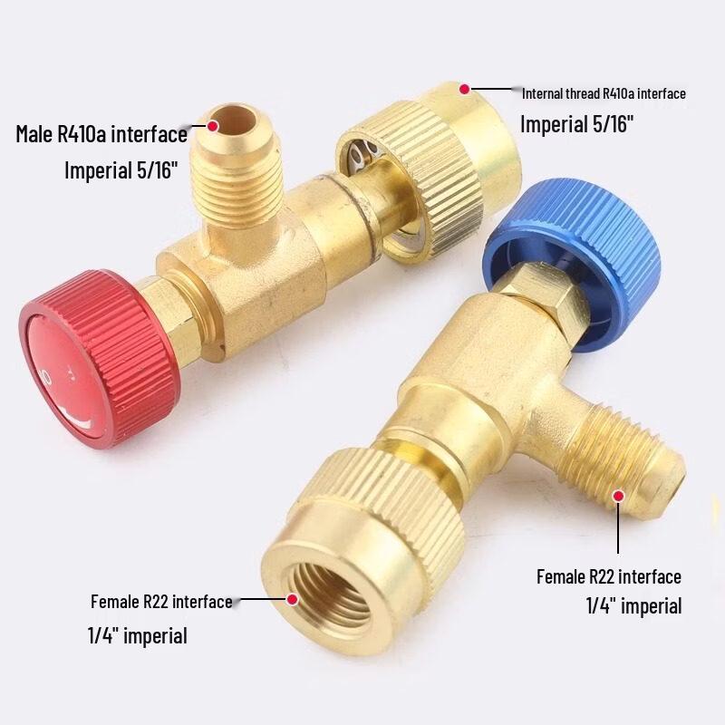 AC Refrigerant Charging Safety Valve