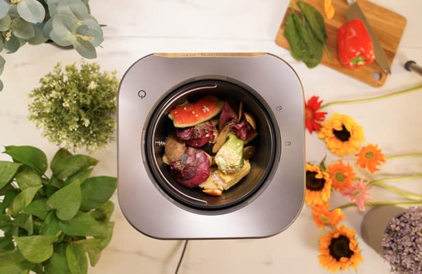 NAGUALEP Haushalts-Müllzerkleinerer, Ersatzbehälter mit Teflon, leicht von Hand abzuwischen, mit nassem, spülmaschinenfestem Müll, trockener Nagualep-Entsorger [Kompatibel