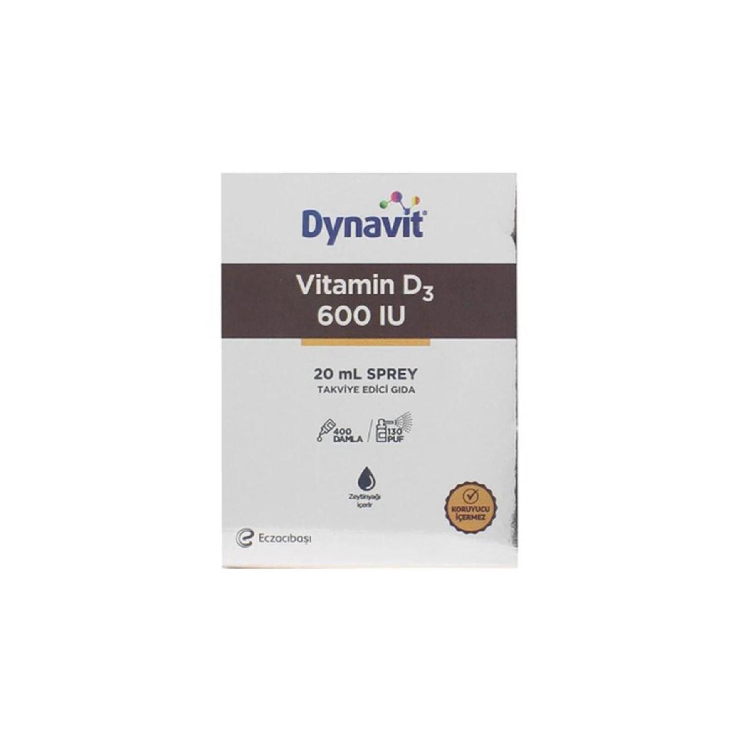 

Vitamin D3 600 Iu Spray 20 Ml