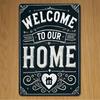 Retro Road Sign Metal Tin Poster 20x30 cm Funny Wall Art for Kids Playroom Decor