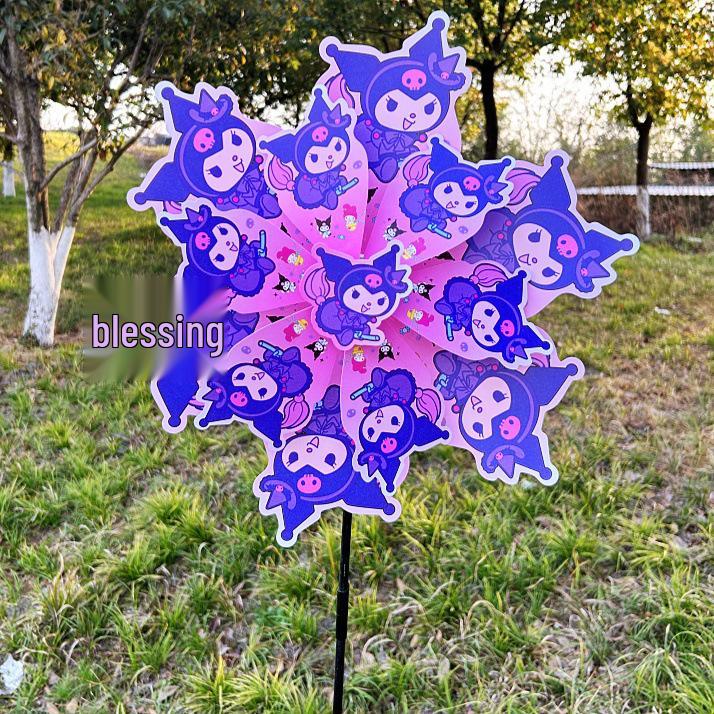 

Красочная аниме вертушка, уличное украшение для живописных мест - Хит продаж, ручная игрушка-ветряная мельница