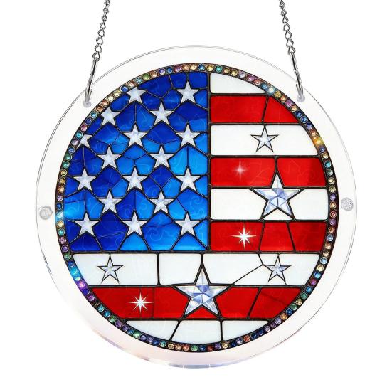 Window Hanging Acrylic Puzzles Suncatcher Stained Glass Style DIY Jigsaw Puzzle Craft