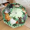 1pc Cat Wreath Automatic Folding Umbrella, Casual Outdoor Accessory, Birthday Festival Gift yy251126163