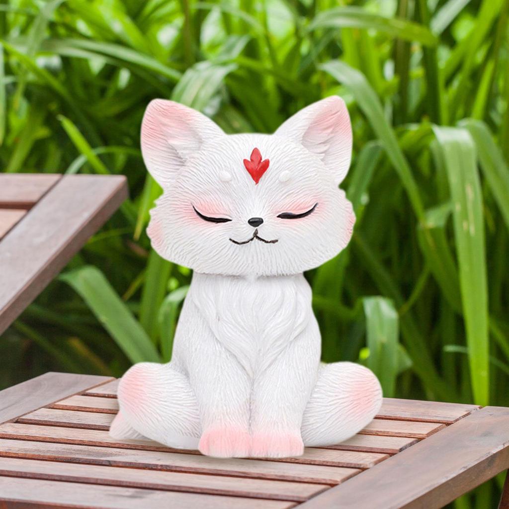 Statue Lawn Decoration Lifelike Creative Design Sitting Sculpture Resin Animal Figurine for Outside