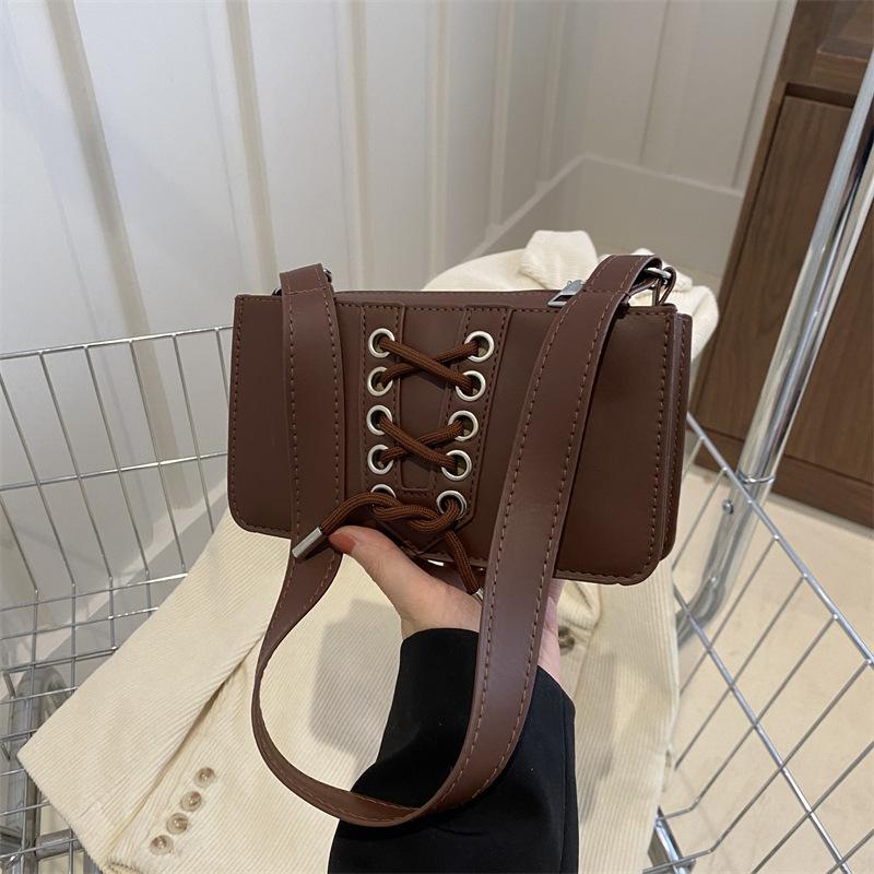 

Fashionable and Personalized Shoelace Underarm Bag Spring New Trendy Shoulder Bag Trendy Niche Women s Bag