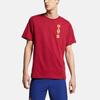 Nike Tricou din bumbac cu decolteu rotund cu imprimeu cu litere elementare FC Barcelona Bărbați Topuri Roșu Nobil AQ7515-620