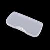 Portable Matte White Sunglasses Hard Box Glasses Case Eyewear Accessories Clip
