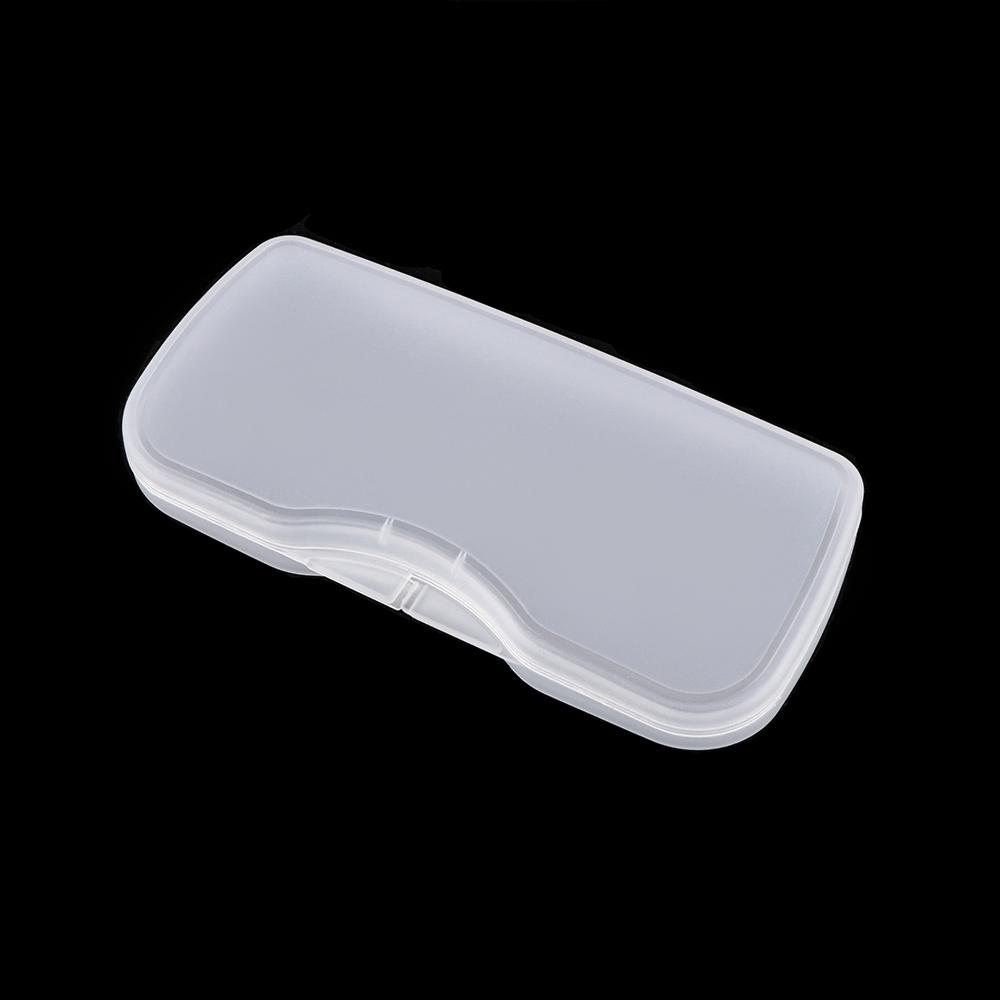 Portable Matte White Sunglasses Hard Box Glasses Case Eyewear Accessories Clip