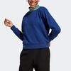 (WMNS) adidas Gerippter Kragen Sweatshirts 'Blau' Damen IC5238