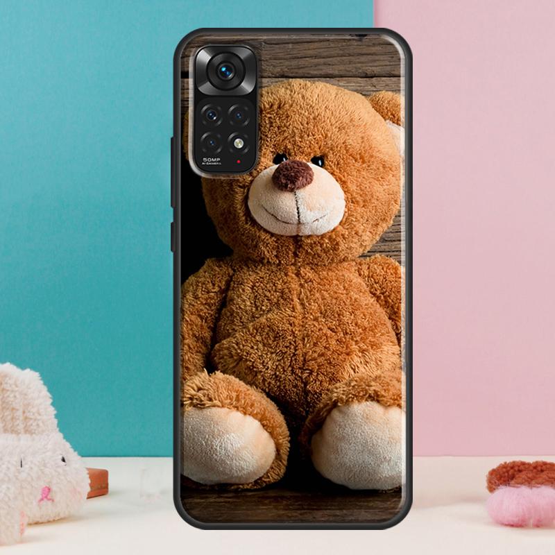 Cute Bear Case For Xiaomi Redmi Note 14 13 12 Pro 11 9 10 9S 10S 11S 12S Redmi 14C 13C 10C 12C Cover