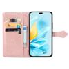 For Honor 200 Lite Case Stand Function Embossed Mandala Pattern PU Leather Phone Cover