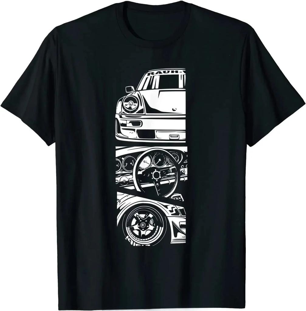 2026short Sleevetunisexs And Unisexs Shirtstjapanese Car Retro Racing Shirtttshirt For Tuning Cars And Fitnesstshirto
