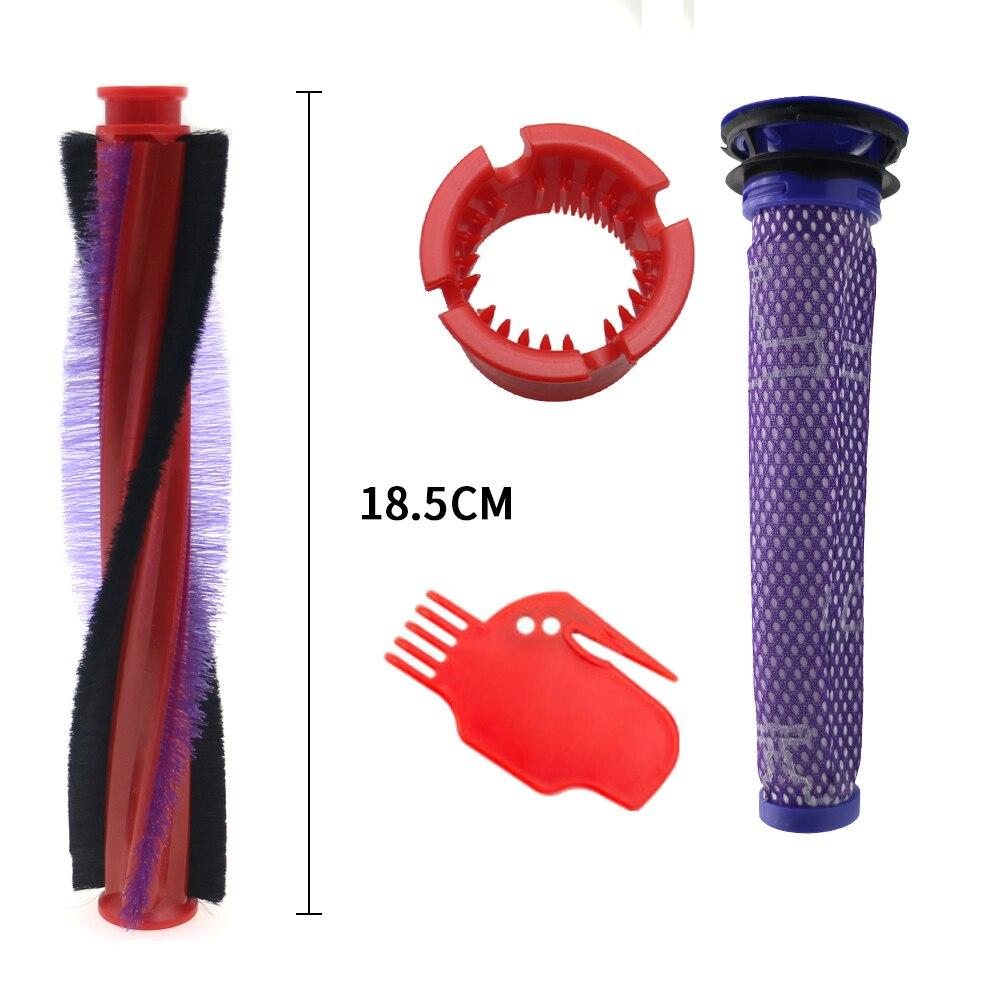 Nylon Bristle Roller and Filter Replacement Brush for Dyson V6 Brush DC59 DC62 SV073  SV03 963830-01 Motorized Floor Brush Bar