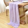 1PCS Chiffon Table Runner 30*300cm Romantic Table Runner for Wedding Birthday Party Bridal Valentine's Day Table Decoration