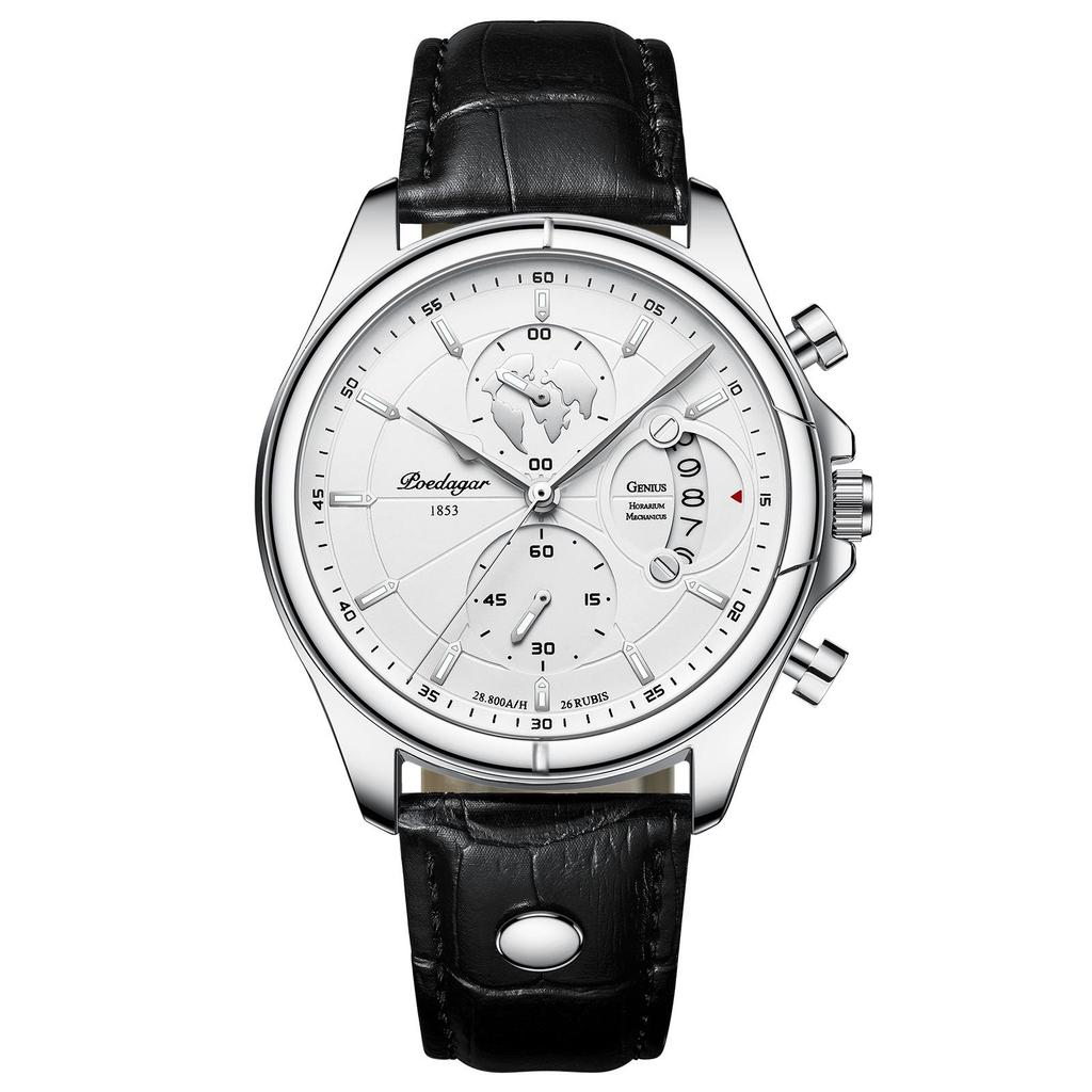 Swiss Waterproof Multifunctional Luminous Men's Fashion Wristwatch
