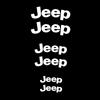 6pcs Car Brake Caliper Stickers Decoration Stickers Car Decals For Jeep Renegade Compass Grand Cherokee Wrangler jk Gladiator AKL1