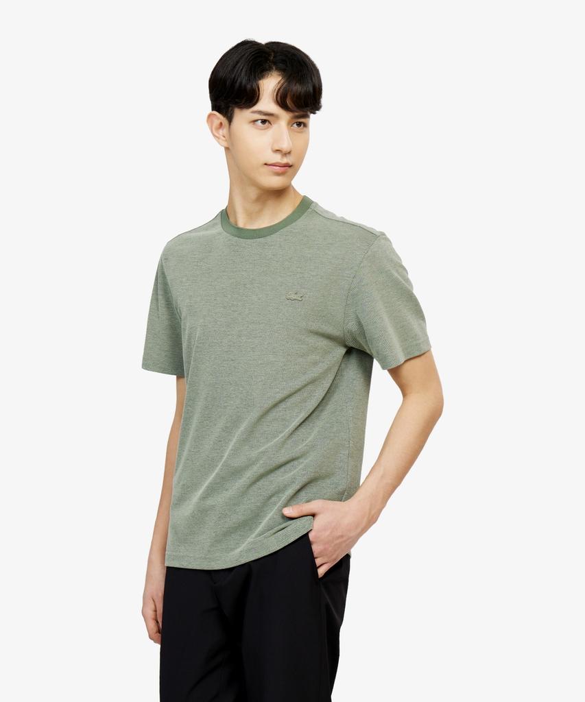 LACOSTE Men'S Lean Caviar Pique Short Sleeve T-Shirt Th742E-56G 02M