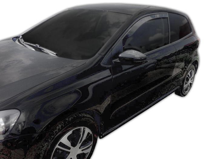 Air Deflectors - SCOUTT - Volkswagen Polo 3D - Smoked - Reinforced Acrylic - Easy Installation