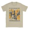 Thunderbolts T Shirt Men 100% Cotton Funny T-Shirts Round Neck  Tees Short Sleeve Clothes Gift Idea