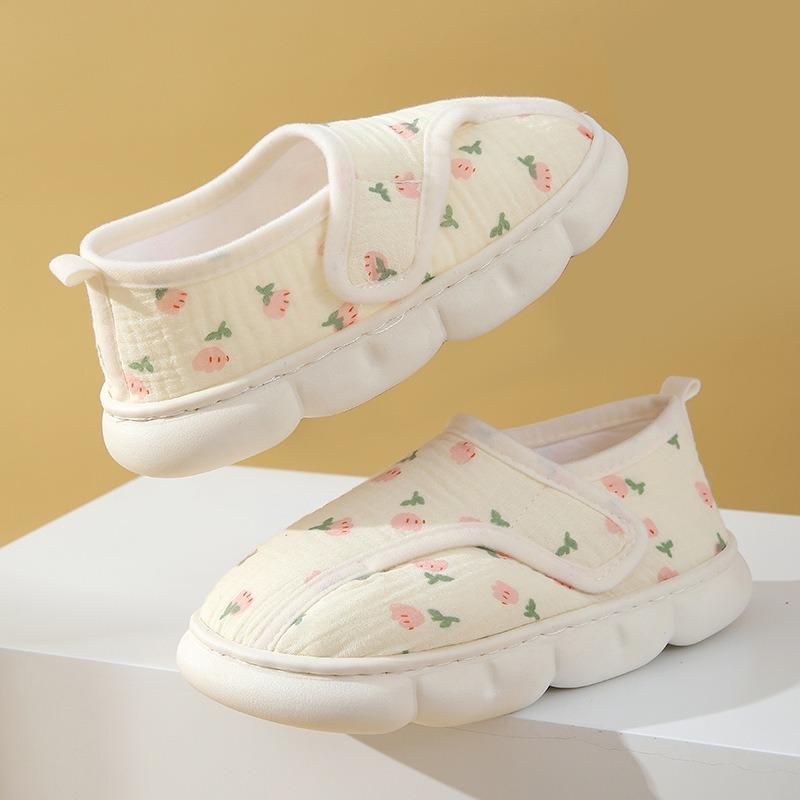 Summer Velcro Shoes Maternity Thin Bag Heel Breathable Indoor Soft Sole Postpartum Slippers Spring and Autumn